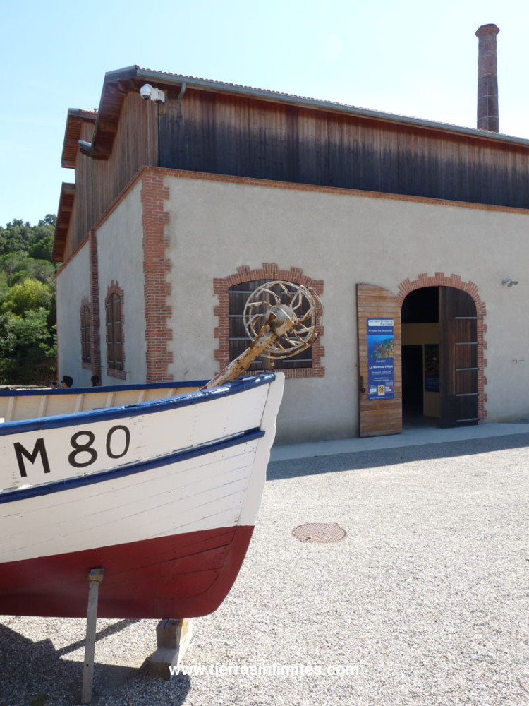 Edificio industrial reconvertido en taller de barcas catalanas