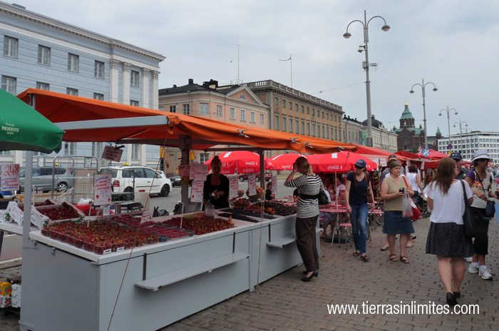 Mercado al aire libre de Helsinki
