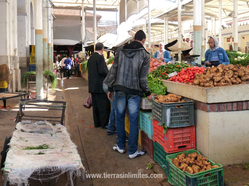 Mercado central Túnez